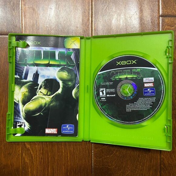 Hulk Microsoft Original Xbox Video Game Complete CIB With Manual Marvel - Picture 2 of 5